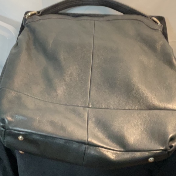 B Makoesky Black Hobo Bag with Slouchy Shape and Thick Strap - Picture 9 of 9